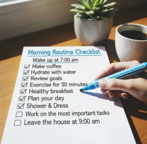Morning Routine Checklist