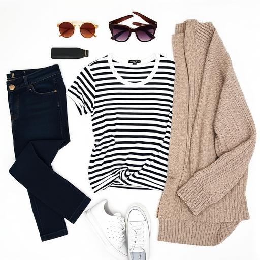 Comfortable footwear options such as slip-on sneakers and ballet flats