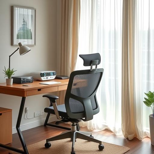 A small home office set up for relaxation and self-rejuvenation.