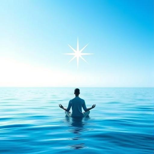 Tranquil Image Featuring Calming Blue Tones