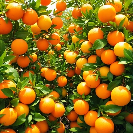 Vibrant Citrus Grove