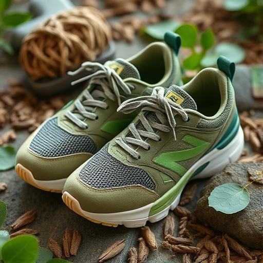 Eco-friendly sneakers made from recycled materials