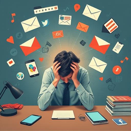 Illustrate the modern-day challenge of maintaining focus