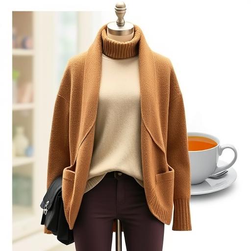 A stylish winter outfit
