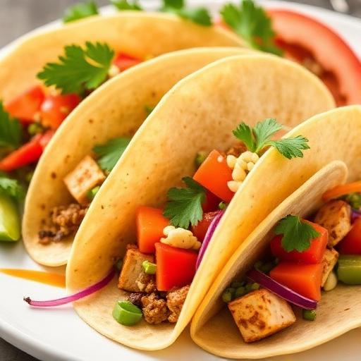 A vibrant plant-based meal